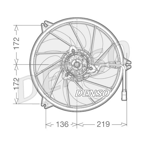 DENSO L&uuml;fter, Motork&uuml;hlung DER21007