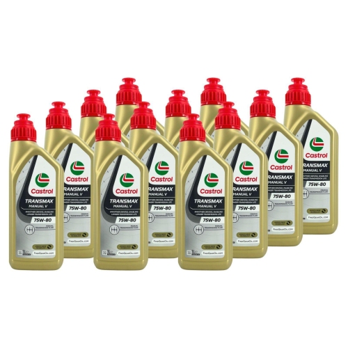 Castrol Transmax Manual V 75W-80 Getriebe&ouml;l API GL-4+ VW Audi 12 Liter
