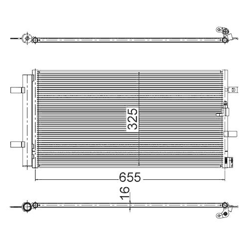 MAHLE Kondensator, Klimaanlage BEHR AC 2 000S