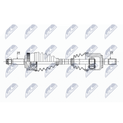 NTY Antriebswelle NPW-HY-545
