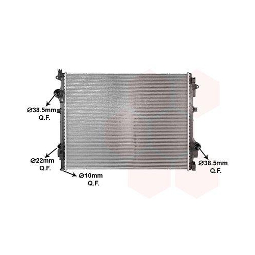 VAN WEZEL K&uuml;hler, Motork&uuml;hlung 30012736