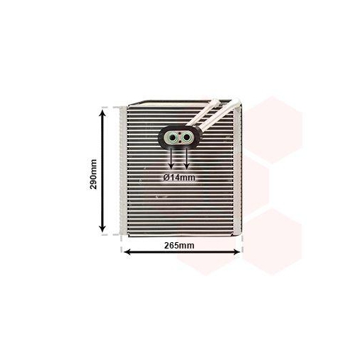 VAN WEZEL Verdampfer, Klimaanlage 8300V294