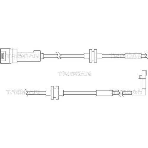 TRISCAN Warnkontakt, Bremsbelagverschlei&szlig; 8115 24012
