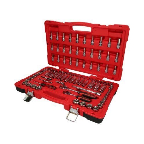 1/4 Zoll+3/8 Zoll CHROMEplus Steckschl&uuml;ssel-Satz, 100-tlg KS TOOLS 958.0699