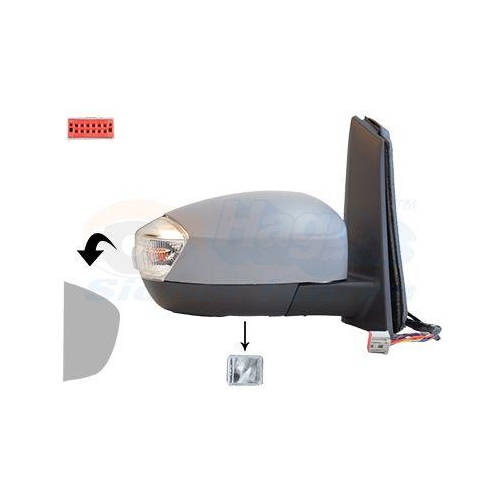 VAN WEZEL Au&szlig;enspiegel * HAGUS * 1968826