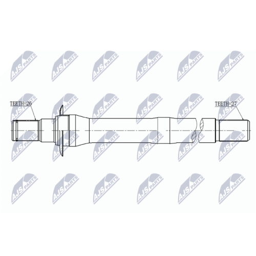 NTY Antriebswelle NWP-HY-506