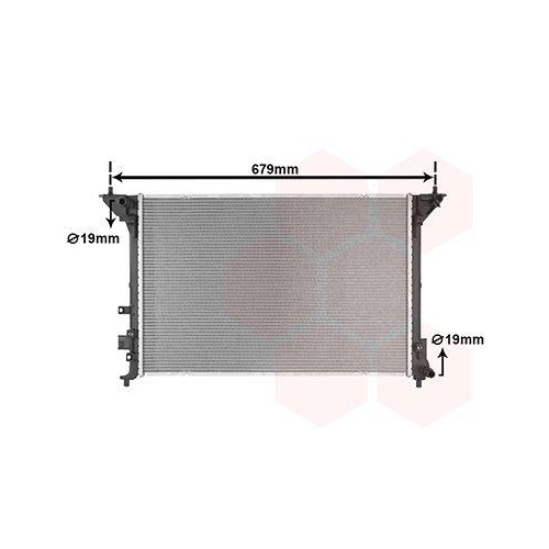VAN WEZEL K&uuml;hler, Motork&uuml;hlung 82012760