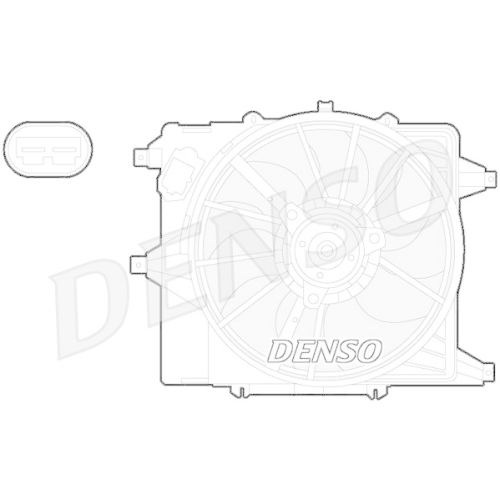 DENSO L&uuml;fter, Motork&uuml;hlung DER23003