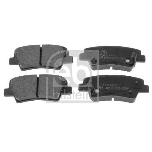 FEBI BILSTEIN Bremsbelagsatz, Scheibenbremse 116336