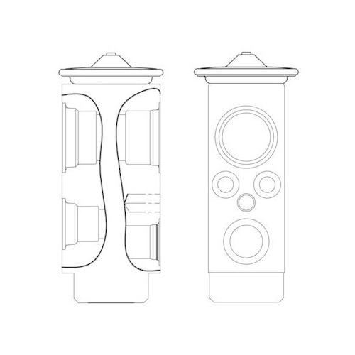 MAHLE Expansionsventil, Klimaanlage BEHR AVE 9 000S