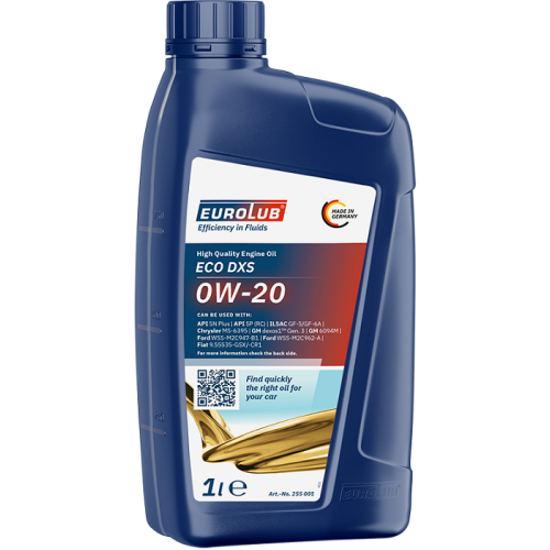Motoröl Motorenöl EUROLUB 0W-20 1 Liter 1 L 255001