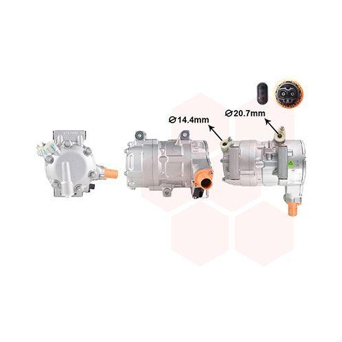 VAN WEZEL Kompressor, Klimaanlage 4001K705