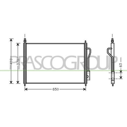 PRASCO Kondensator, Klimaanlage PrascoSelection FD420C001