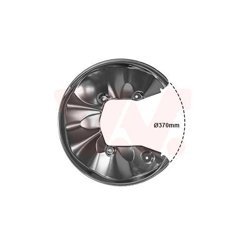 VAN WEZEL Spritzblech, Bremsscheibe 0326374