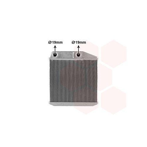 VAN WEZEL W&auml;rmetauscher, Innenraumheizung 17016706