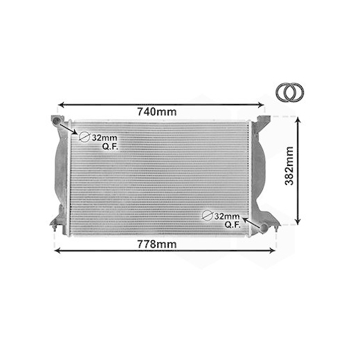 VAN WEZEL K&uuml;hler, Motork&uuml;hlung *** IR PLUS *** 03002206