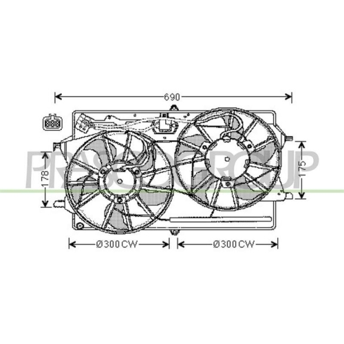 PRASCO L&uuml;fter, Motork&uuml;hlung PrascoSelection FD420F007