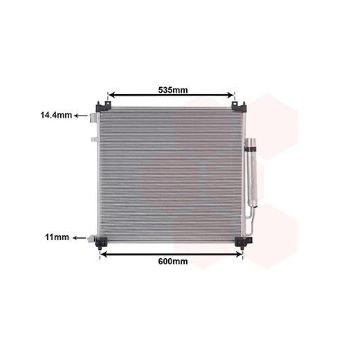 VAN WEZEL Kondensator, Klimaanlage 02015708