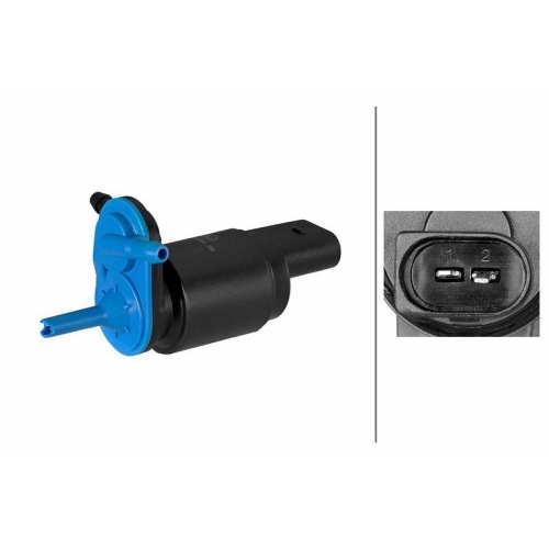 HELLA Waschwasserpumpe, Scheibenreinigung 8TW 006 848-721