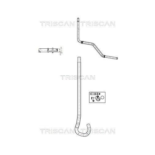 TRISCAN Hydraulikschlauch, Lenkung 8516 16033