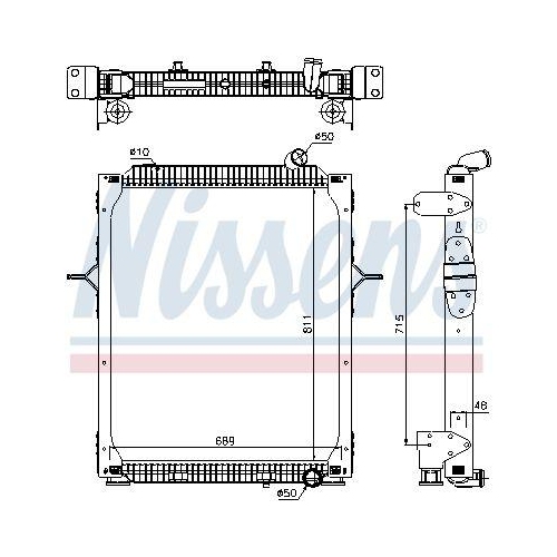 NISSENS K&uuml;hler, Motork&uuml;hlung 67206