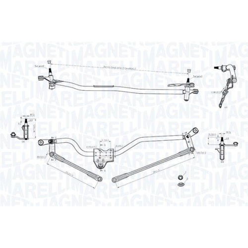 MAGNETI MARELLI Wischergest&auml;nge 085570750010