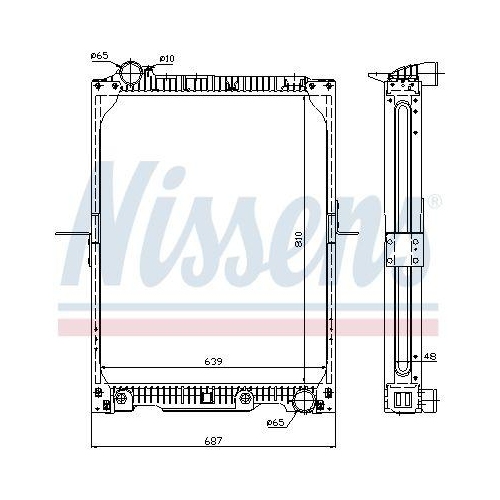 NISSENS K&uuml;hler, Motork&uuml;hlung 62646A