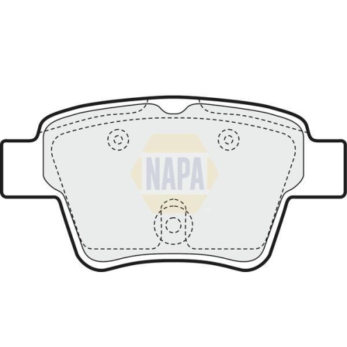 NAPA Bremsbelagsatz, Scheibenbremse NAPA NBP1015