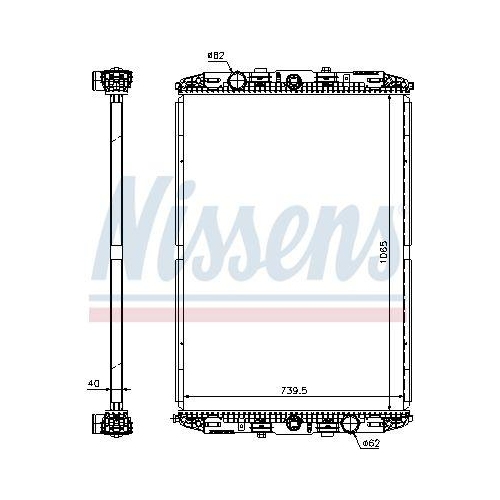 NISSENS K&uuml;hler, Motork&uuml;hlung 67219