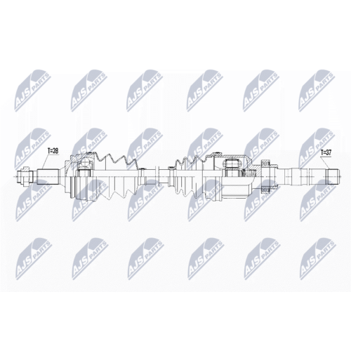 NTY Antriebswelle NPW-CT-073