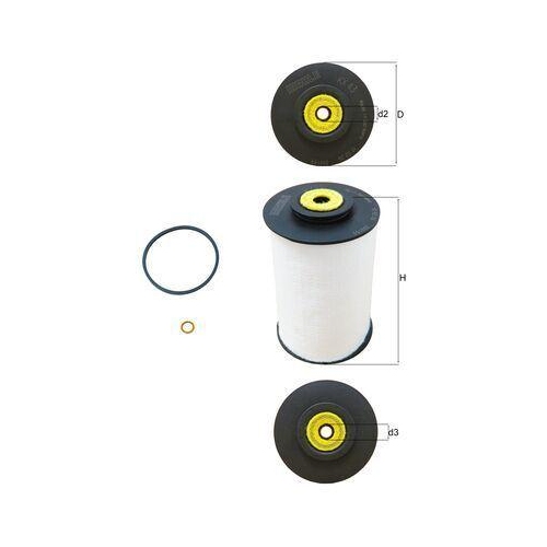 MAHLE Kraftstofffilter KX 43