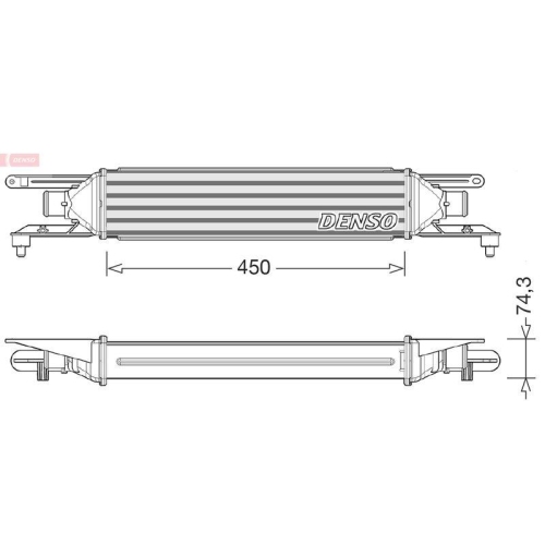DENSO Ladeluftk&uuml;hler DIT01007