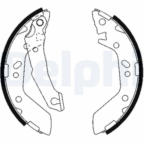 DELPHI Bremsbackensatz LS1909