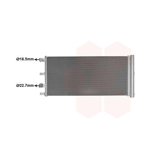 VAN WEZEL Kondensator, Klimaanlage 18015730
