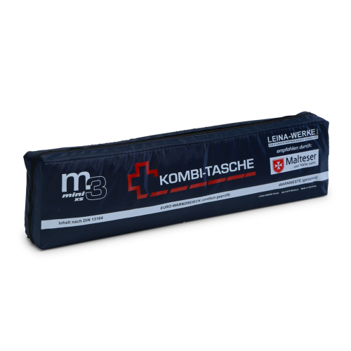 LEINA-WERKE Kombitasche 3 IN 1 Warnweste und Dreieck Verbandskasten REF 14041