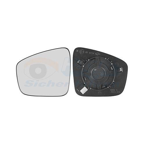 VAN WEZEL Spiegelglas, Au&szlig;enspiegel * HAGUS * 1503831