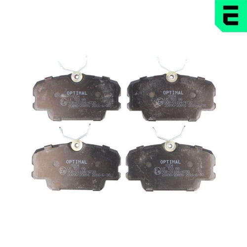 OPTIMAL Bremsbelagsatz, Scheibenbremse BP-09304