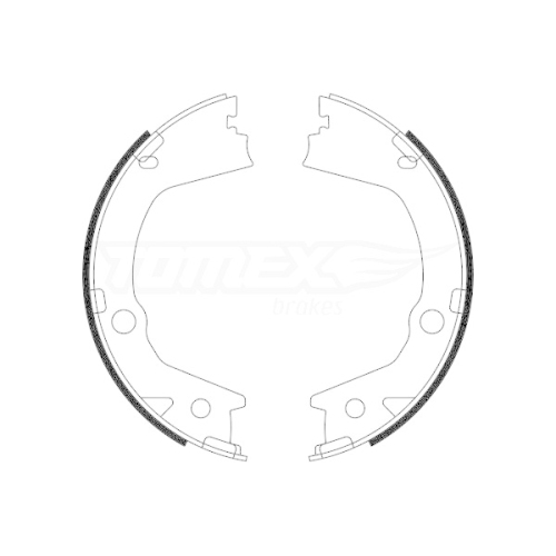 TOMEX Brakes Bremsbackensatz TX 23-16