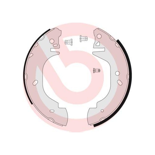 BREMBO Bremsbackensatz ESSENTIAL LINE