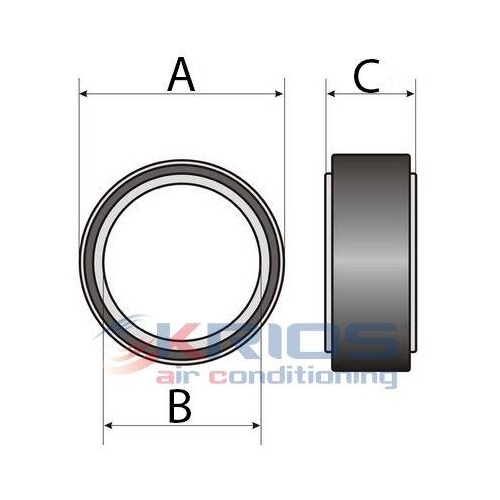 MEAT & DORIA Lager, Kompressorwelle K22001