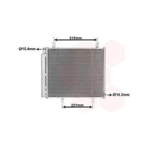 VAN WEZEL Kondensator, Klimaanlage 52015707