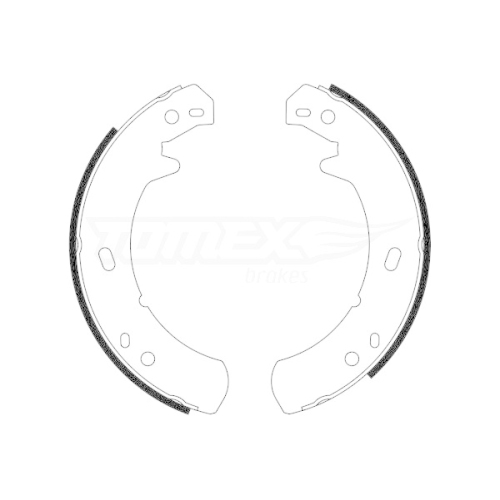 TOMEX Brakes Bremsbackensatz TX 23-24