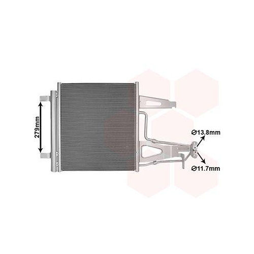 VAN WEZEL Kondensator, Klimaanlage 58015708
