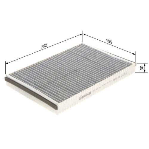 BOSCH Filter, Innenraumluft 1 987 435 514