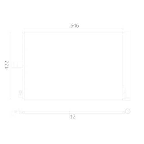 MAHLE Kondensator, Klimaanlage BEHR AC 932 000S