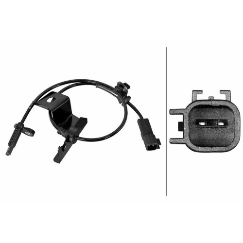 HELLA Sensor, Raddrehzahl 6PU 358 218-671