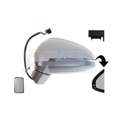 VAN WEZEL Au&szlig;enspiegel * HAGUS * 0346827