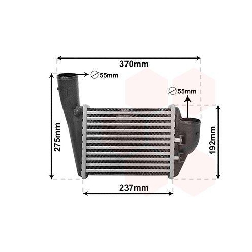 VAN WEZEL Ladeluftk&uuml;hler 03014701