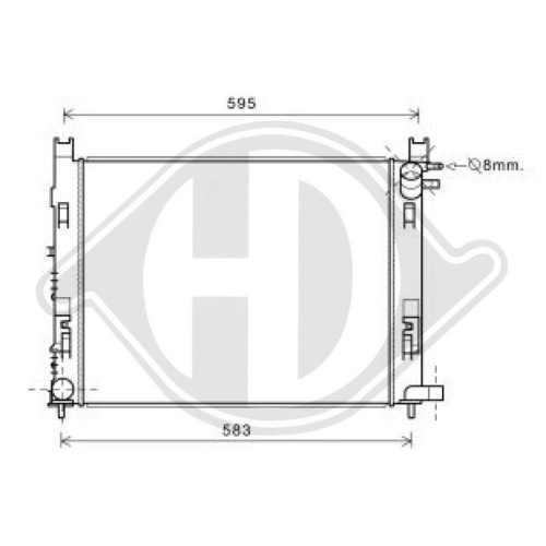 DIEDERICHS K&uuml;hler, Motork&uuml;hlung DIEDERICHS Climate DCM1886
