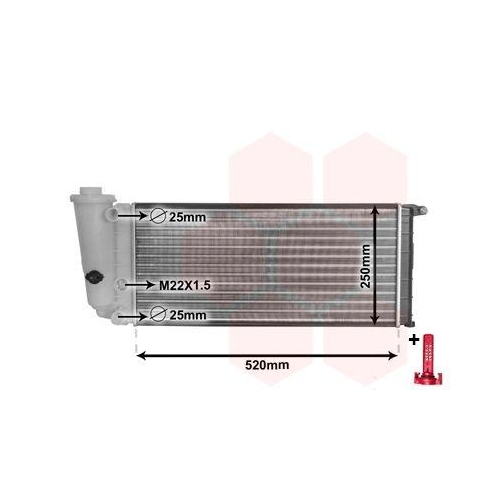 VAN WEZEL K&uuml;hler, Motork&uuml;hlung *** IR PLUS *** 17002097